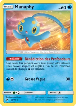Carte Pokémon Manaphy #25 — Légendes Brillantes