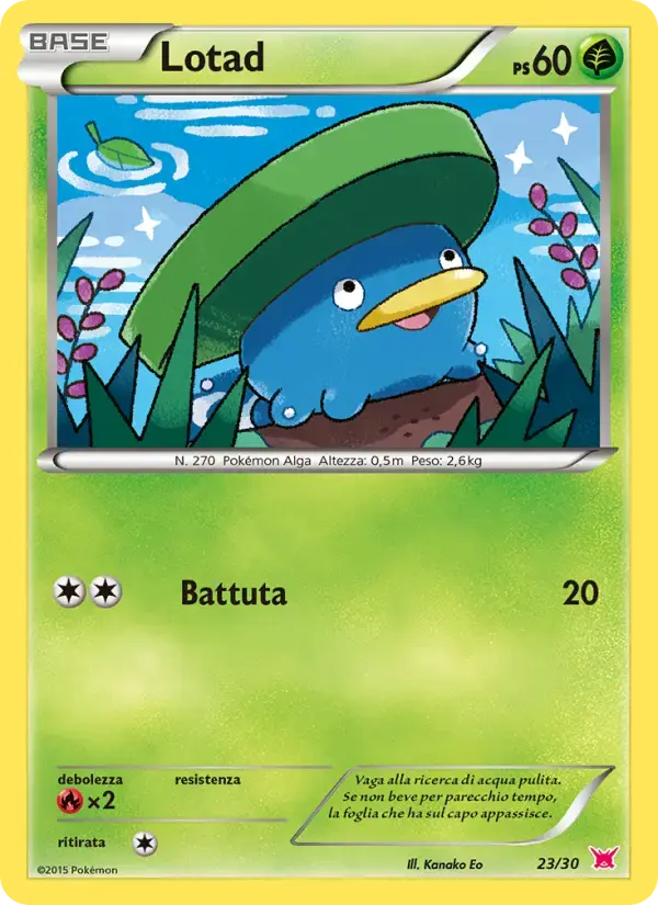 Carte Pokémon Nénupiot #23 — Kit du Dresseur XY (Latias)