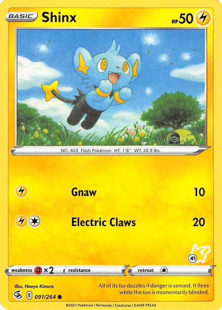 Shinx #091 Stamp V4 — Fusion Strike