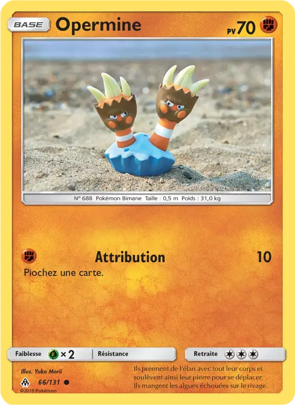 Carte Pokémon Opermine #66 — Lumière Interdite