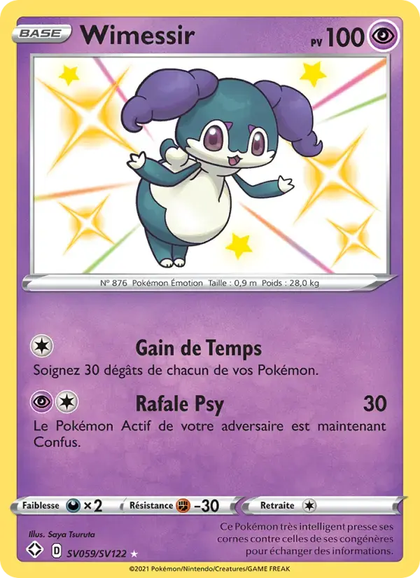 Carte Pokémon Wimessir #SV059 — Destinées Radieuses