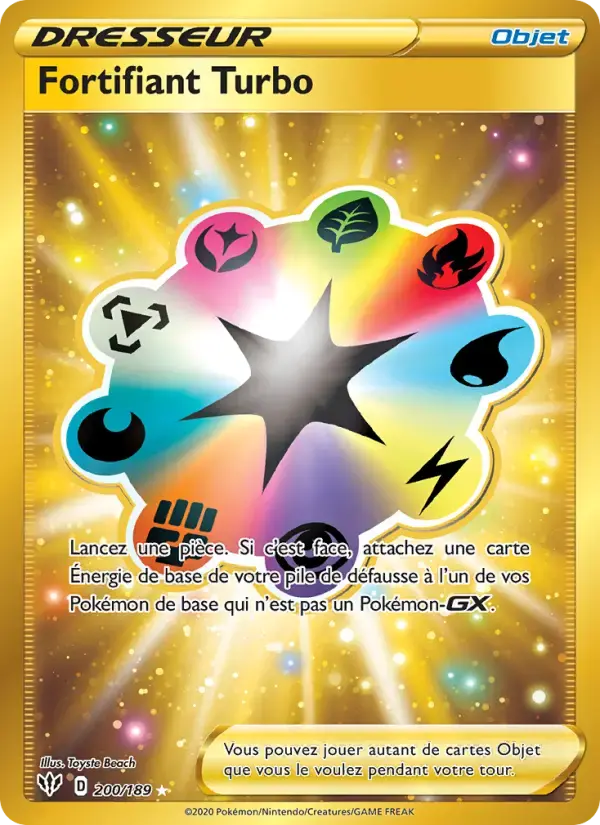 Carte Pokémon Fortifiant Turbo #200 — Ténèbres Embrasées