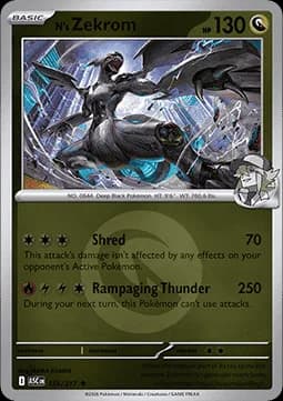 N's Zekrom #155 Non Holo — Ascended Heroes