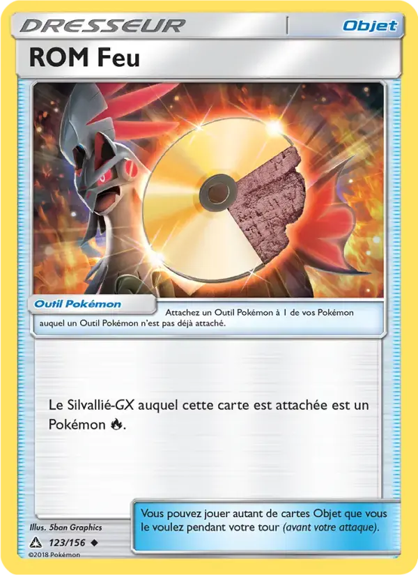 Carte Pokémon ROM Feu #123 — Ultra-Prisme