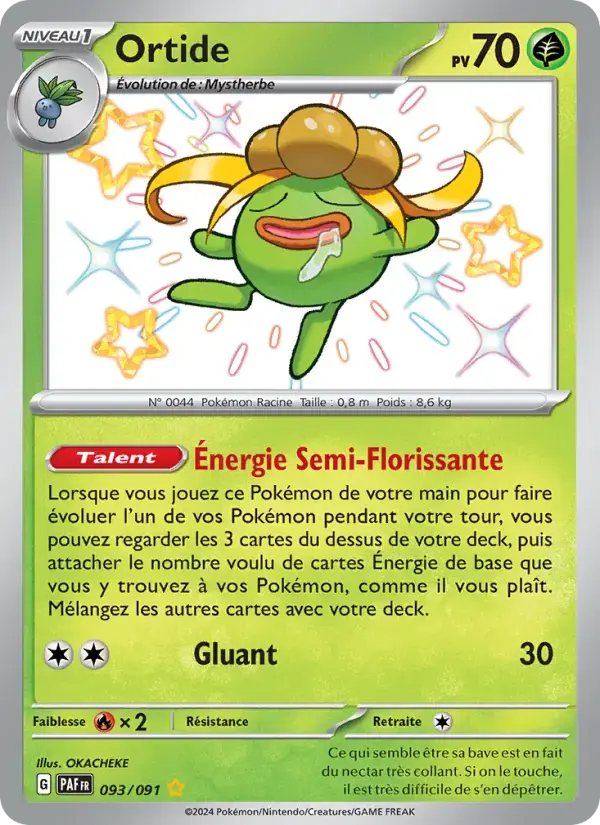 Carte Pokémon Ortide #093 — Destinées de Paldea