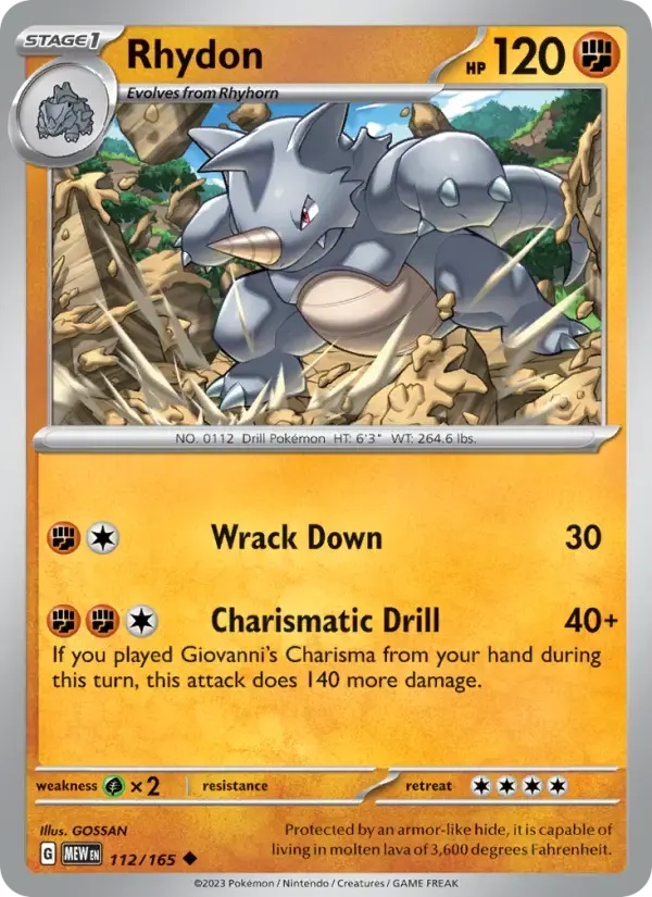 Rhydon #112 — 151