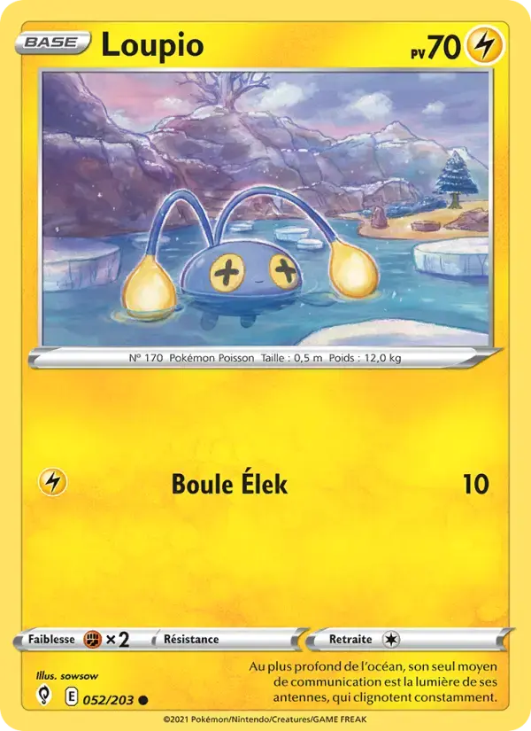 Carte Pokémon Loupio #52 — Évolution Céleste