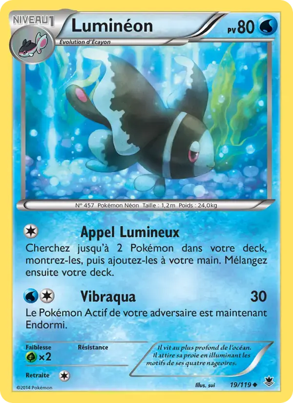 Carte Pokémon Luminéon #19 — Vigueur Spectrale