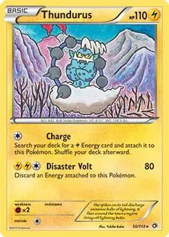 Carte Pokémon Thundurus #050 Non Holo — Trésors Légendaires