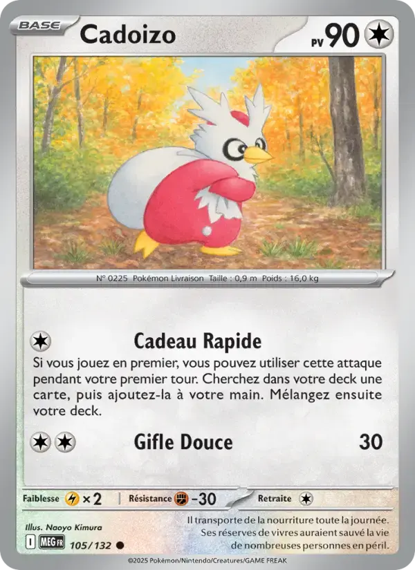 Carte Pokémon Cadoizo #105 — Méga-Évolution