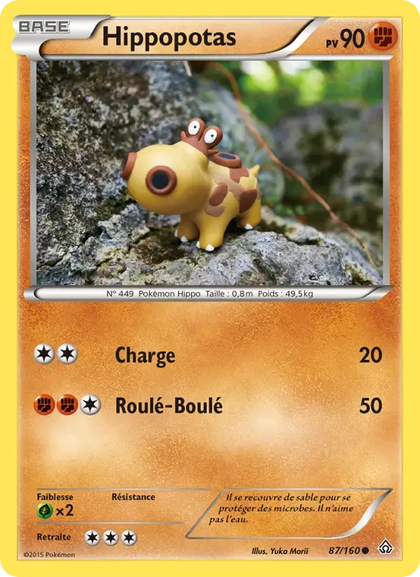 Carte Pokémon Hippopotas #87 — Primo-Choc