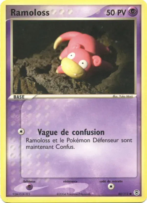 Carte Pokémon Ramoloss #80 — Rouge Feu & Vert Feuille