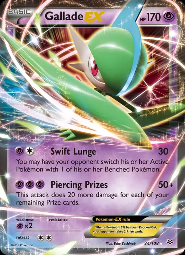 Gallade EX #34 — Roaring Skies