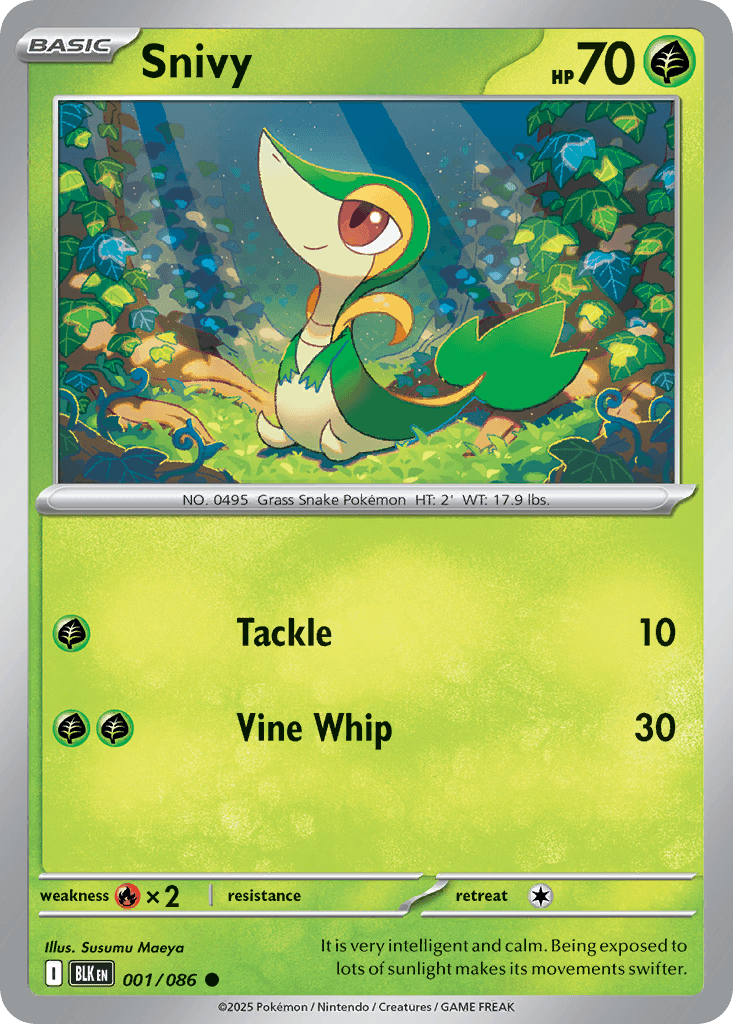 Snivy #001 — Black Bolt