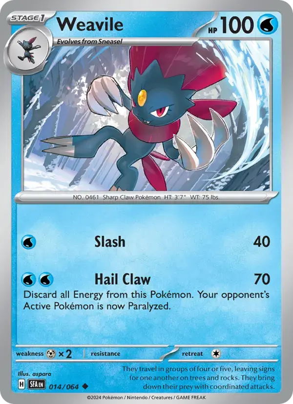 Weavile #014 — Shrouded Fable