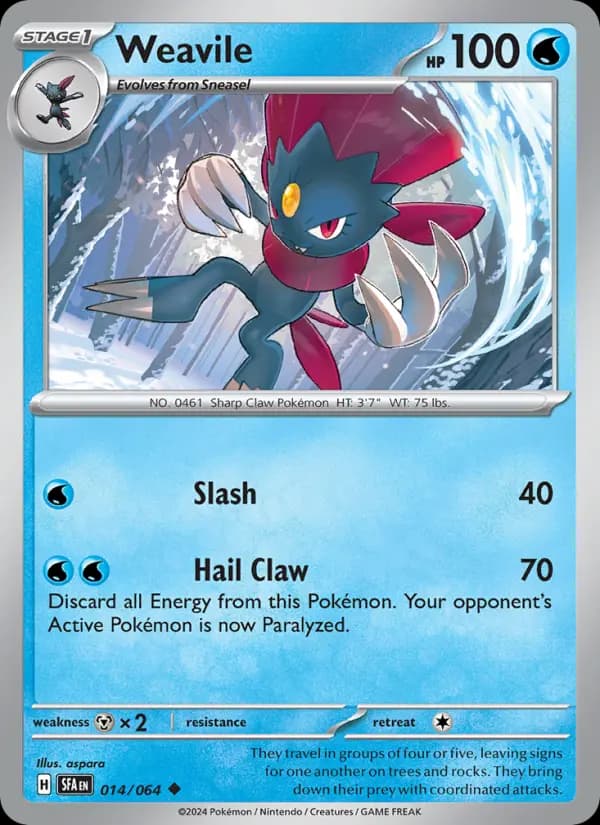Weavile #014 — Shrouded Fable