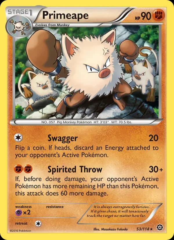 Primeape #53 — Steam Siege
