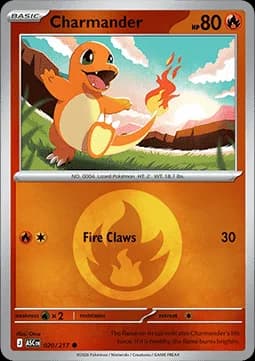 Charmander #020 Non Holo — Ascended Heroes