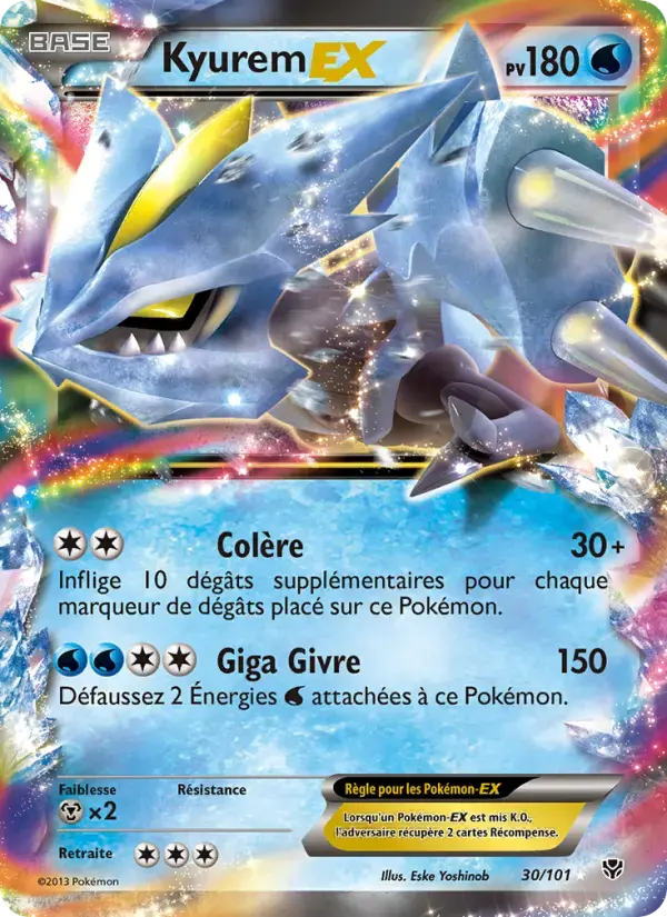 Carte Pokémon Kyurem EX #30 — Explosion Plasma