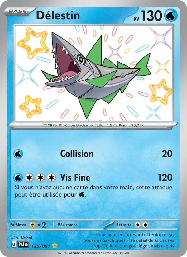 Carte Pokémon Délestin #125 — Destinées de Paldea
