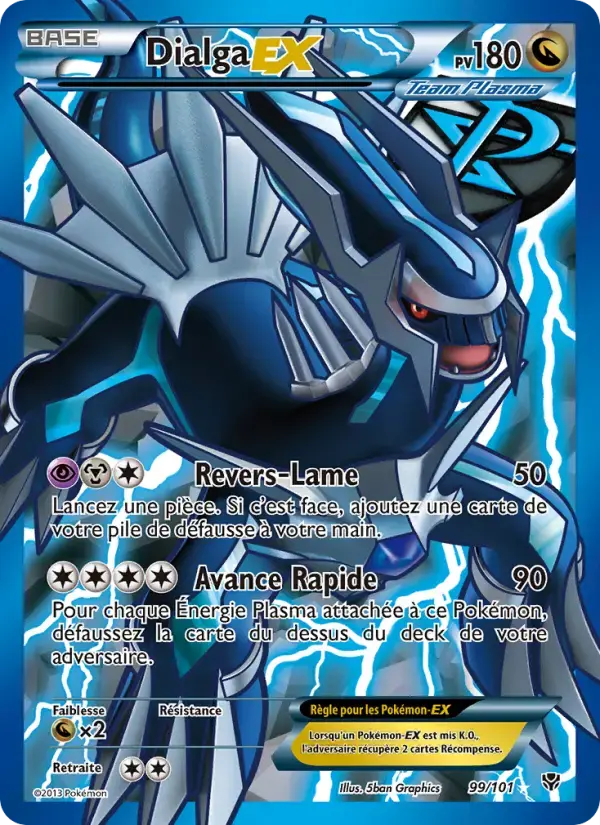 Carte Pokémon Dialga EX #99 — Explosion Plasma