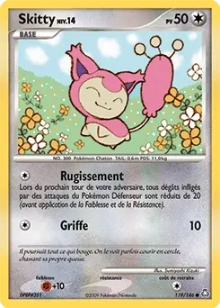 Carte Pokémon Skitty #119 — Éveil des Légendes
