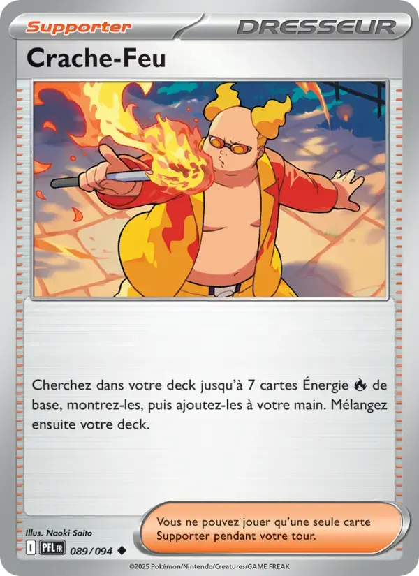 Carte Pokémon Crache-Feu #089 — Flammes Fantasmagoriques