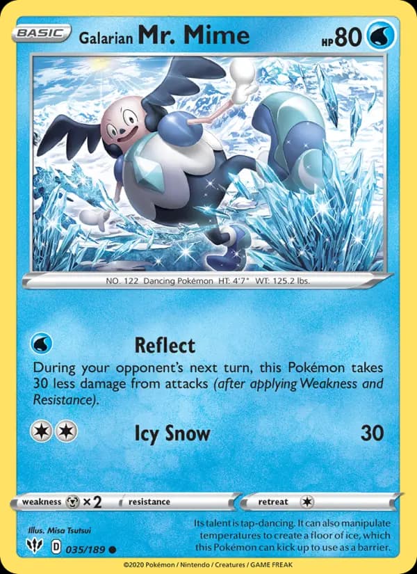 Galarian Mr. Mime #35 — Darkness Ablaze
