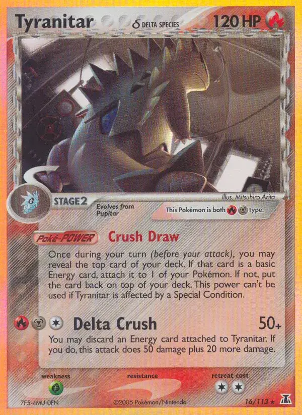 Tyranitar δ #16 — Delta Species