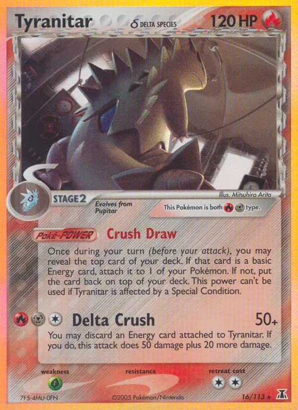Tyranitar δ #16 — Delta Species