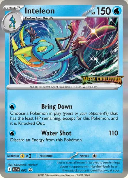 Inteleon #002 — Mega Evolution Promos
