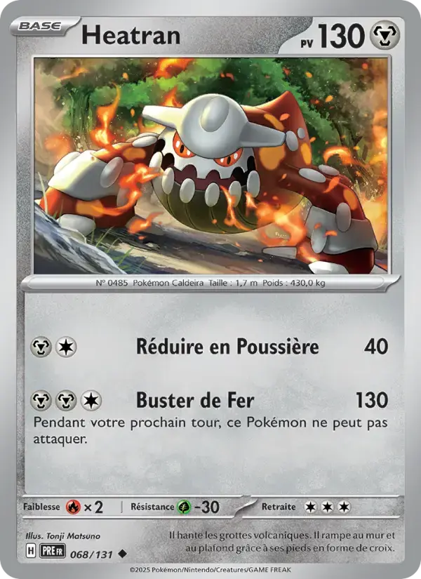 Carte Pokémon Heatran #068 — Évolutions Prismatiques