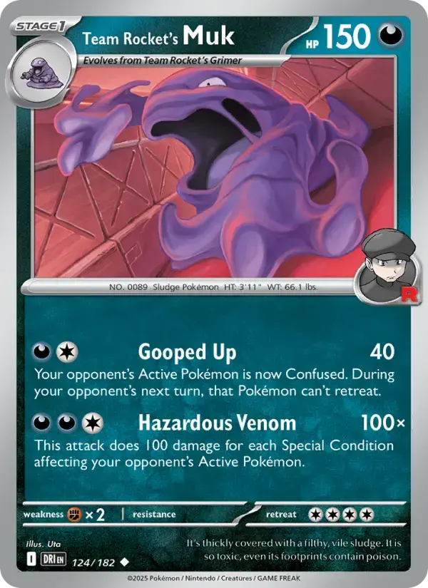 Team Rocket's Muk #124 — Destined Rivals