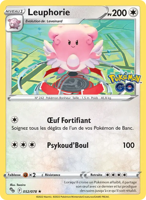Carte Pokémon Leuphorie #052 — Pokémon GO