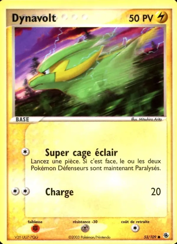 Carte Pokémon Dynavolt #53 — Rubis & Saphir