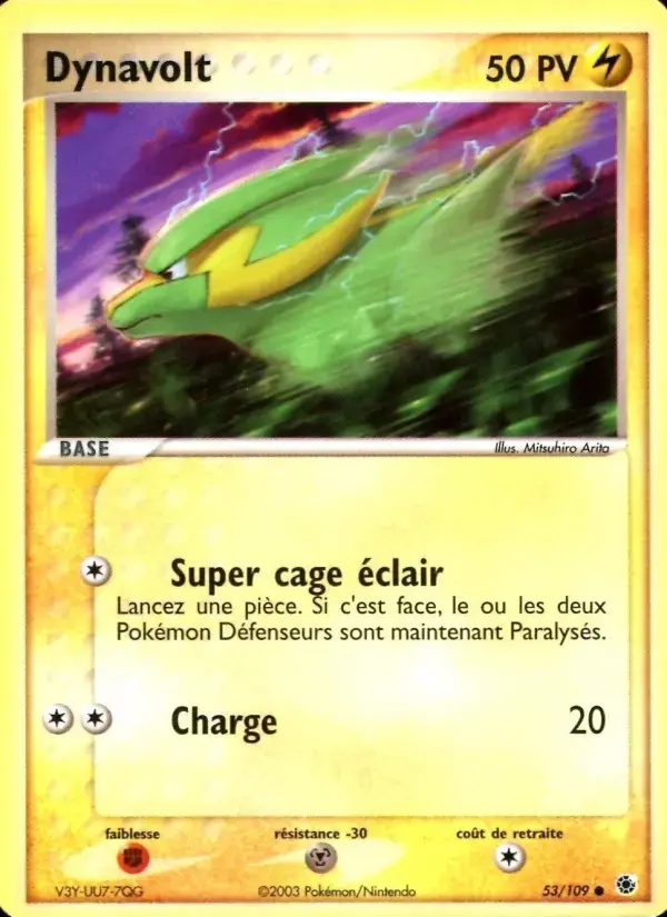 Carte Pokémon Dynavolt #53 — Rubis & Saphir