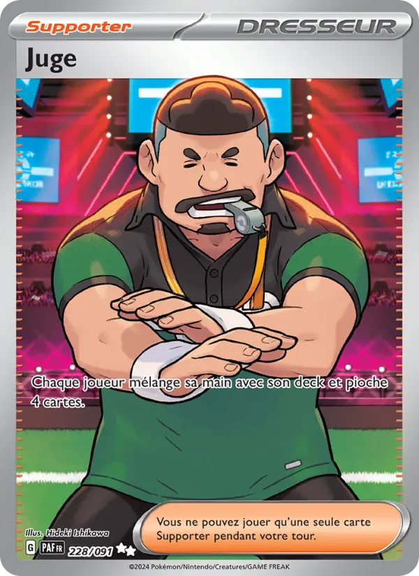 Carte Pokémon Juge #228 — Destinées de Paldea