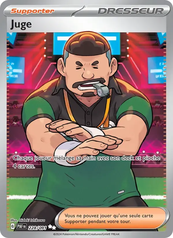 Carte Pokémon Juge #228 — Destinées de Paldea