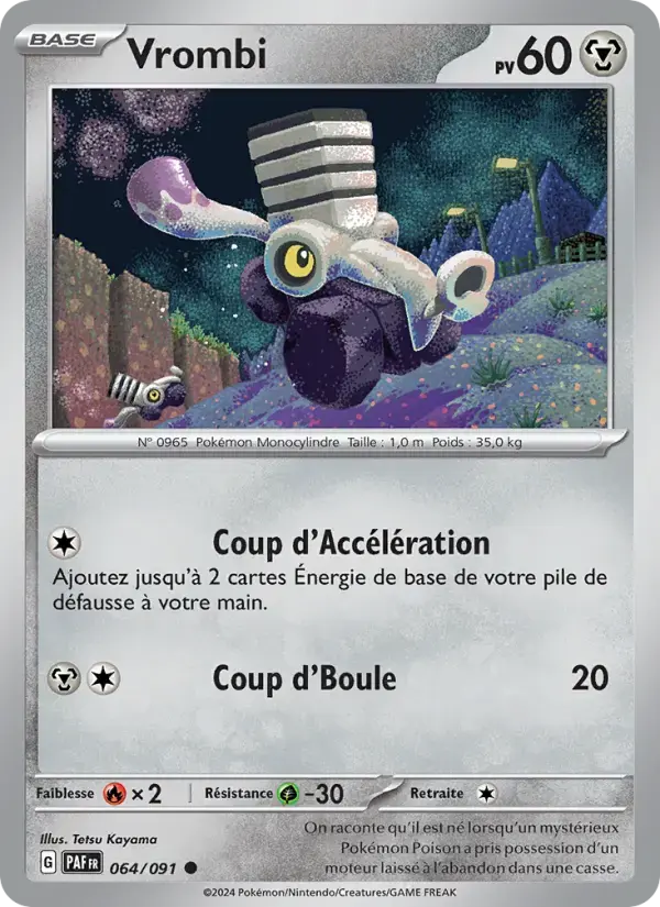 Carte Pokémon Vrombi #064 — Destinées de Paldea