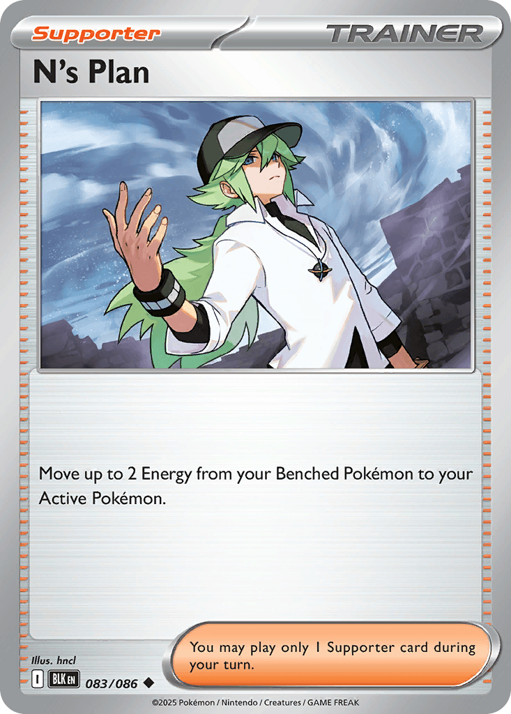 Carte Pokémon Plan de N #083 — Foudre Noire