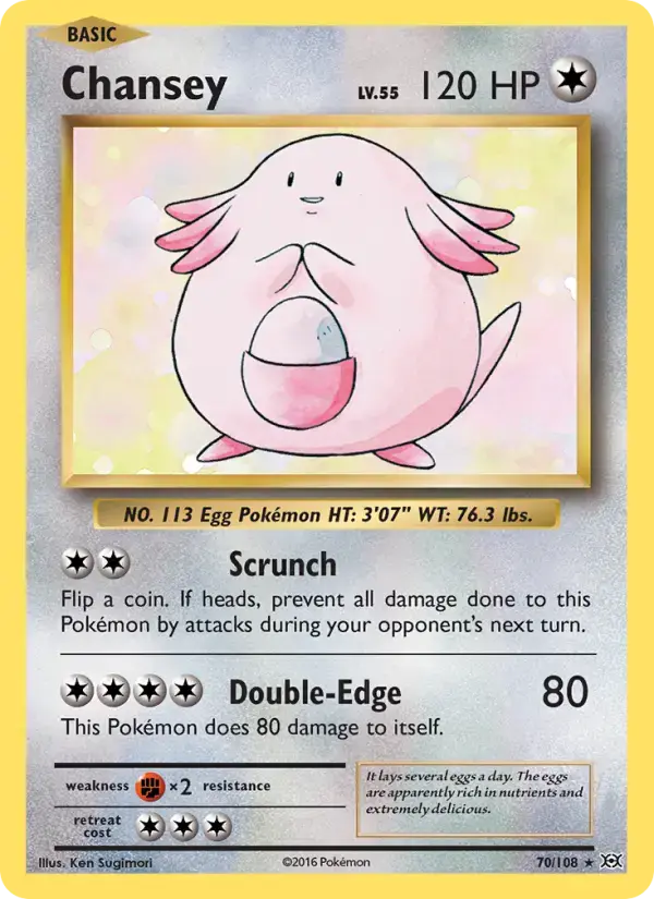 Chansey #70 — Evolutions