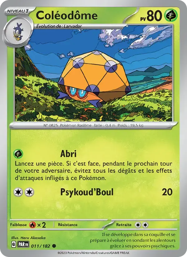 Carte Pokémon Coléodôme #011 — Faille Paradoxe