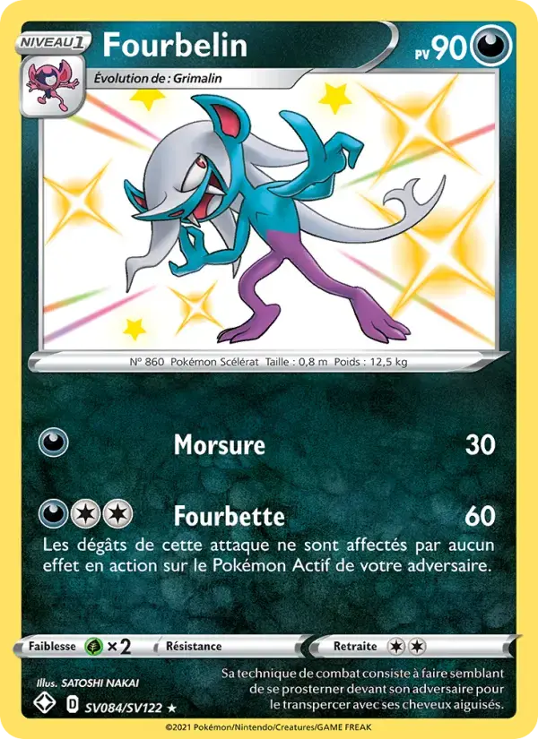 Carte Pokémon Fourbelin #SV084 — Destinées Radieuses