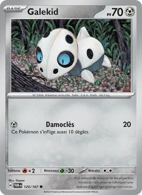 Carte Pokémon Galekid #120 — Mascarade Crépusculaire