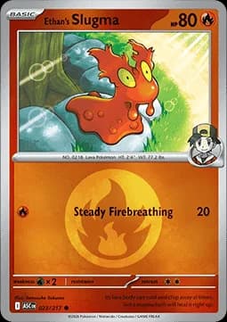 Ethan's Slugma #023 Non Holo — Ascended Heroes