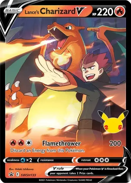 Carte Pokémon Dracaufeu-V de Peter #SWSH133 — Jumbo