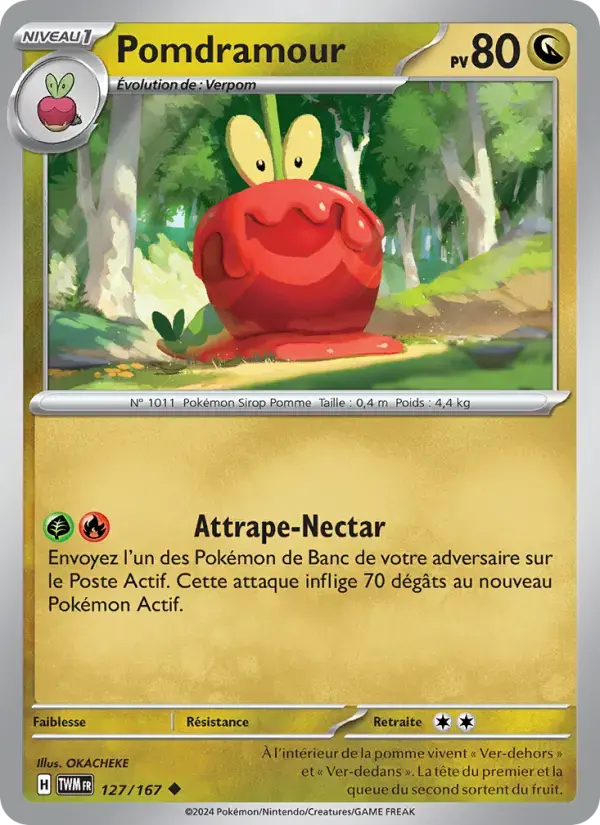 Carte Pokémon Pomdramour #127 — Mascarade Crépusculaire