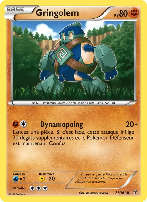 Carte Pokémon Gringolem #71 — Nobles Victoires