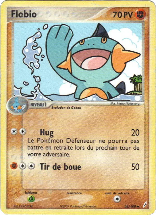 Carte Pokémon Flobio #38 — Gardiens de Cristal