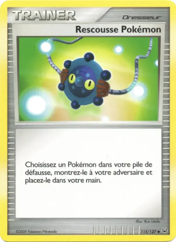 Carte Pokémon Rescousse Pokémon #115 — Platine